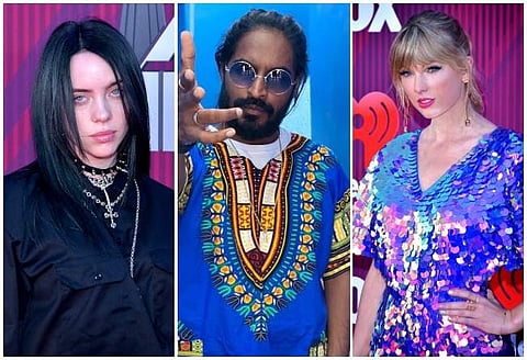 Billy Eilish, Emiway Bantai and Taylor Swift