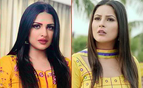 Punjabi model and singer Himanshi Khurana and singer Shehnaz Gill