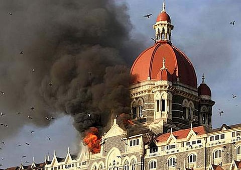 A file photo of the 26/11 attacks in Mumbai (Photo: Sandeep Mahankal/IANS)