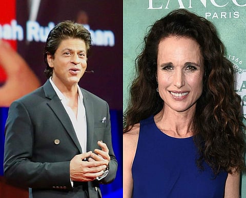 SRK and Andie MacDowell