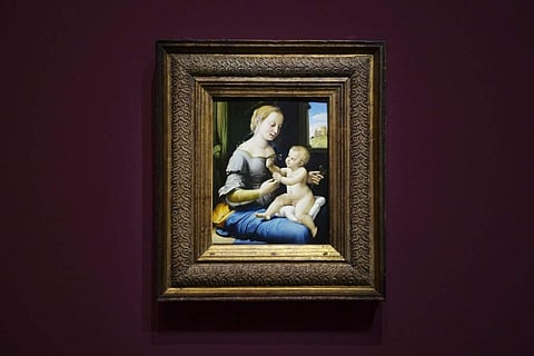 An exhibition of Madonna paintings by Raphael (AP Photo/Markus Schreiber)