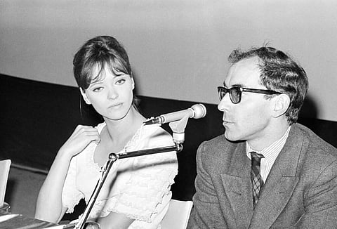 1965 file photo: Jean Luc Godard and Anna Karina (AP Photo/Mario Torrisi)