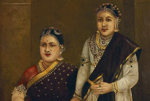 A painting by Raja Ravi Varma (detail)