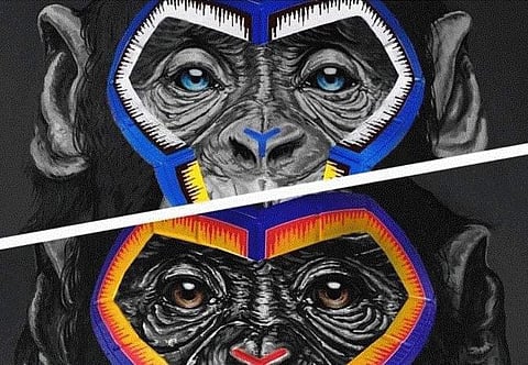 Artist Simone Fugazzotto’s paintings for soccer league Serie A’s anti-racism campaign (Source: Internet)