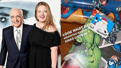 Scrosese with daughter Francesca