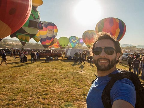 Travel vlogger Alex Chacon