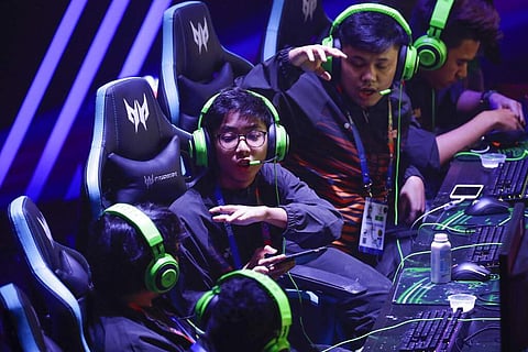 Mayasia's eSports team at SEA