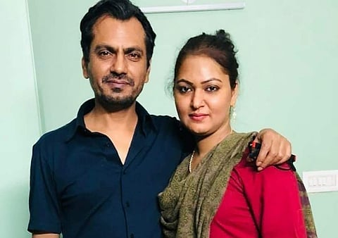 Nawazuddin Siddiqui and sister Syama Tamshi Siddiqui (Photo: IANS)