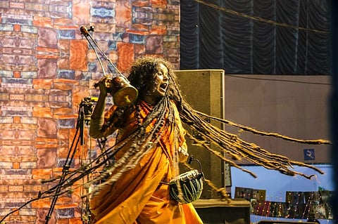 Parvathy Baul at a concert
