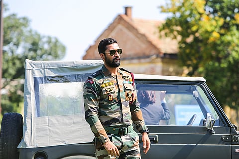 Vicky Kaushal in a uniform designed by Olive Planet