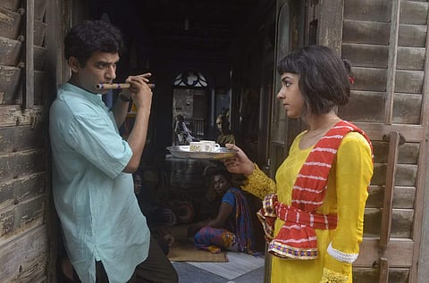 Ritwik Chakraborty and Riddhi Sen in Nagarkirtan