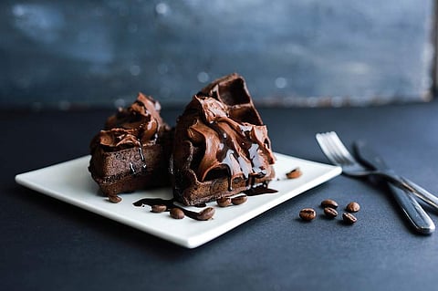 Waffle Thru The Day’s dessert buffet