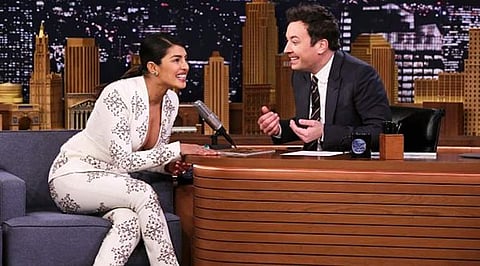 Priyanka Chopra and Jimmy Fallon