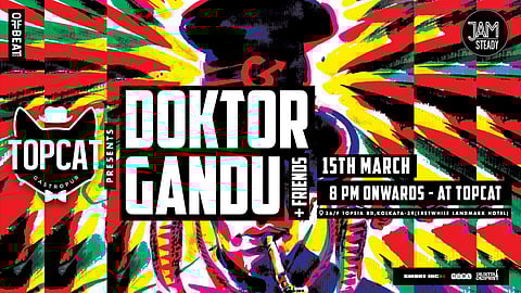 Doktor Gandu will be performing live at TopCat CCU this week