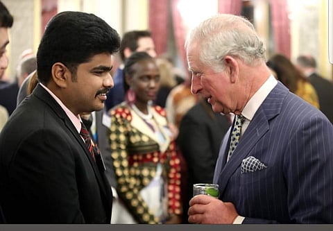Padmanbhan Gopalan with Prince Charles