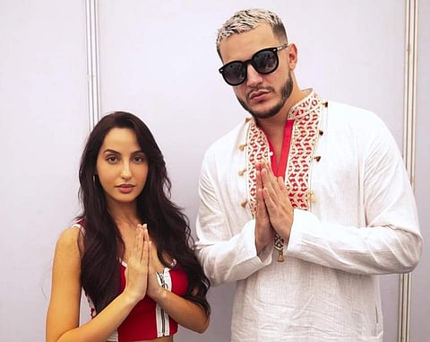Nora Fatehi with DJ Snake