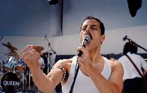Rami Malek in Bohemian Rhapsody