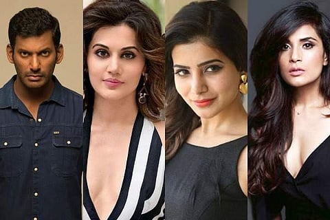 Vishal Krishna, Taapsee Pannu, Samantha Akkineni, Richa Chadha