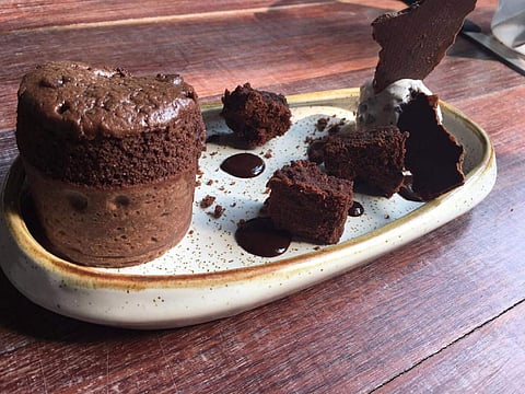 Chocolate Souffle by The Food Studio