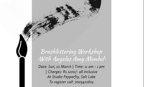 Attend the Bruslettering workshop to pick up calligraphy skills