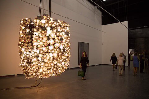 Galleries Night at Alserkal Avenue, during Art Week, Dubai, 2018; Courtesy: Alserkal Avenue