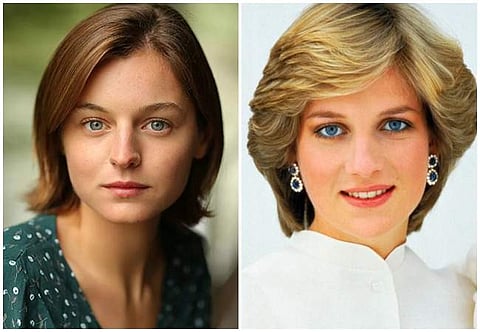 Emma Corrin & Princess Diana