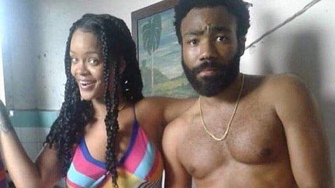 Rihanna and Donald Glover
