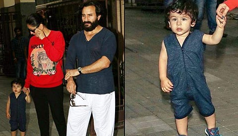 Taimur Ali Khan with parents Kareena and Saif