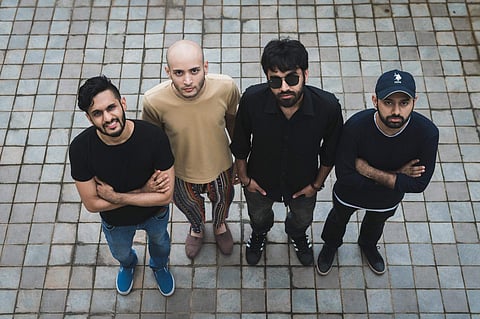 L to R: Harsh, Nirmit, Sid and Sahil