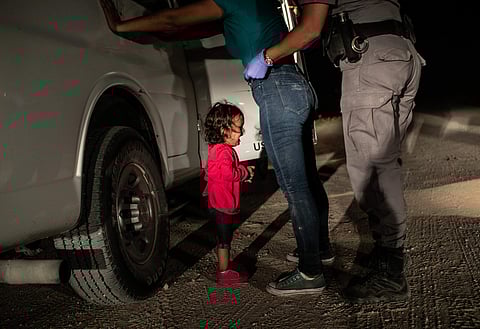 Crying Girl on the Border, photo by John Moore/Getty Images/World Press Photo of the Year