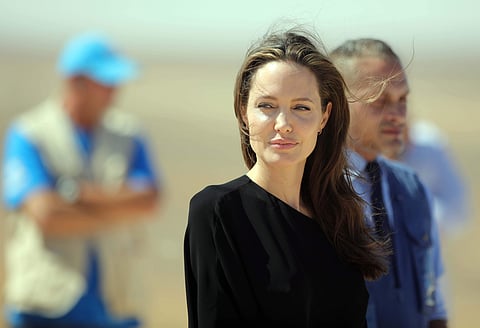 Angelina Jolie (Xinhua/Mohammad Abu Ghosh/IANS)