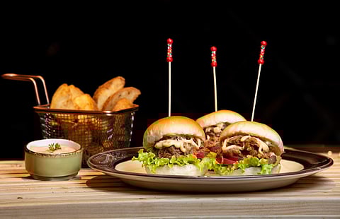 Burgers at Trinity Square