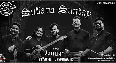 Catch Sunday Sufiana at the Scrapyard this Sunday