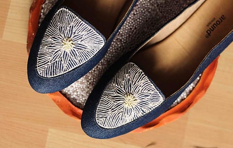 Customised shoes by Around Always