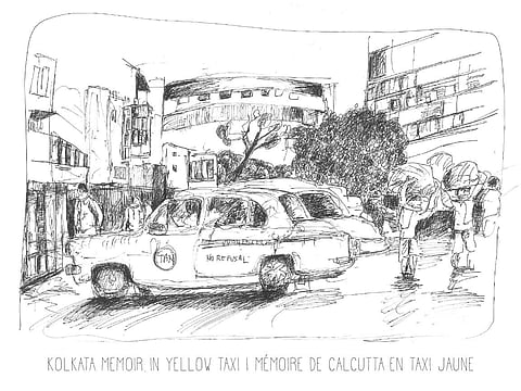 Kolkata Memoir in Yellow Taxi
