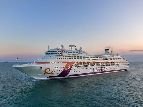 The majestic 14-deck Karnika by Jalesh Cruises
