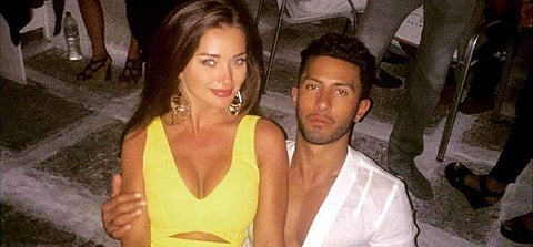 Amy Jackson and her boyfriend