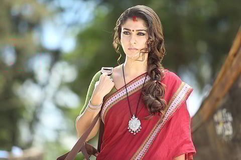 Hyderabad: Actress Nayanthara at Telugu movie 'Vasuki' (Photo: IANS)