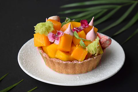 Mango Tart at Cafe Felix