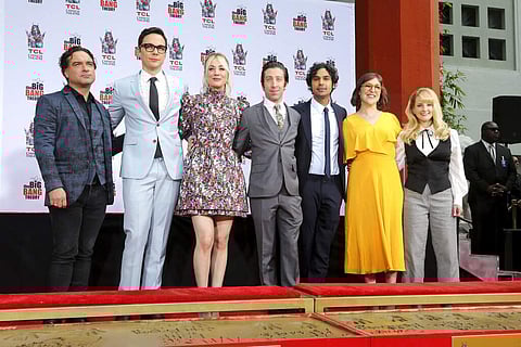 The cast of of The Big Bang Theory. (Photo by Willy Sanjuan/Invision/AP)