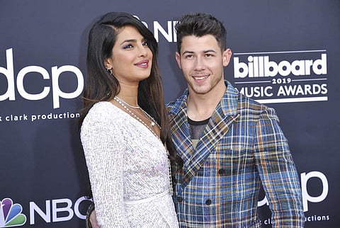 Priyanka Chopra and Nick Jonas at the Billboard Music Awards. Photo by Richard Shotwell/Invision/AP