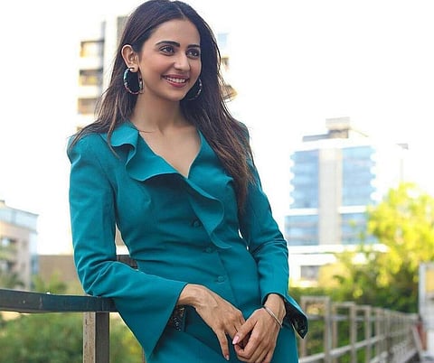Rakul Preet Singh wearing Manika Nanda