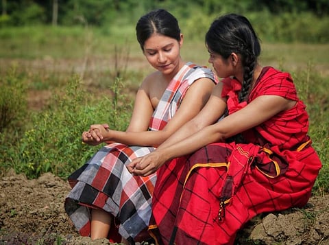 Projapoti handles the topic of a same-sex relationship delicately