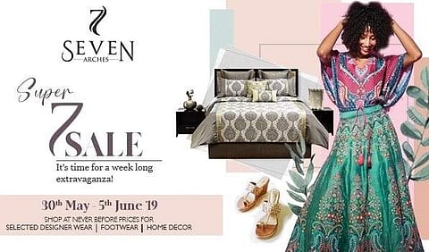 Seven Arches is offering discounted prices at select designer outfits