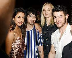 Priyanka Chopra with Nick, Joe and Sophie