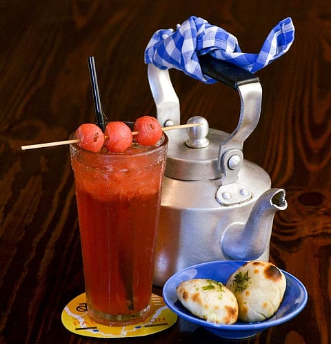 Ketel Miscela paired with Chili Cheese Kulcha