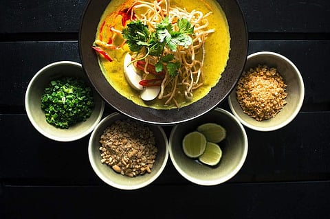Burmese Khow Suey at Marriott
