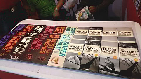A chocolate counter at Kolkata Expo