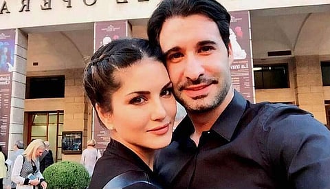 Sunny Leone and Daniel Weber