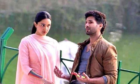 Kiara Advani and Shahid Kapur in Kabir Singh